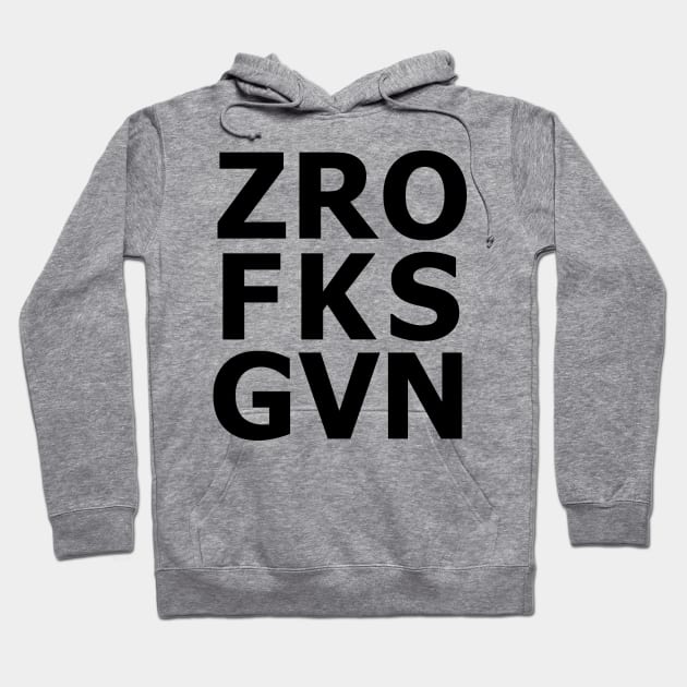 zero f given Hoodie by equiliser